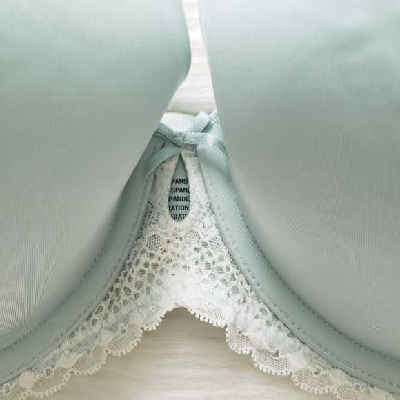 Torrid Mint Lace Detail Sexy T-Shirt Bra 36DD - Picture 3 of 8